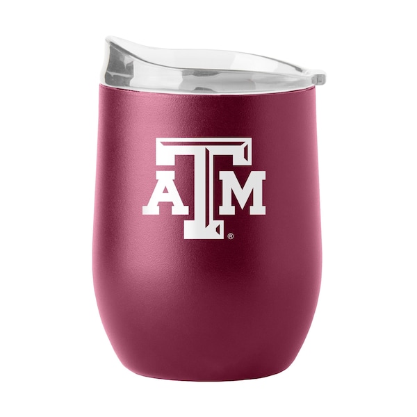 Logo Brands Texas A&M 16oz Flipside Powder Coat Curved Beverage 219-S16PB-34 - main